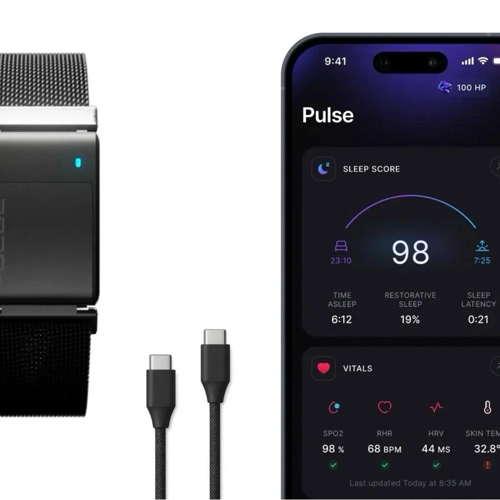 Makina Pulse Series One -Fitness Tracker Wrist - S/M Band w/ Founders Band
